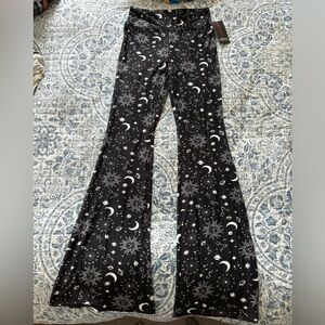 Moon & Stars flare pants